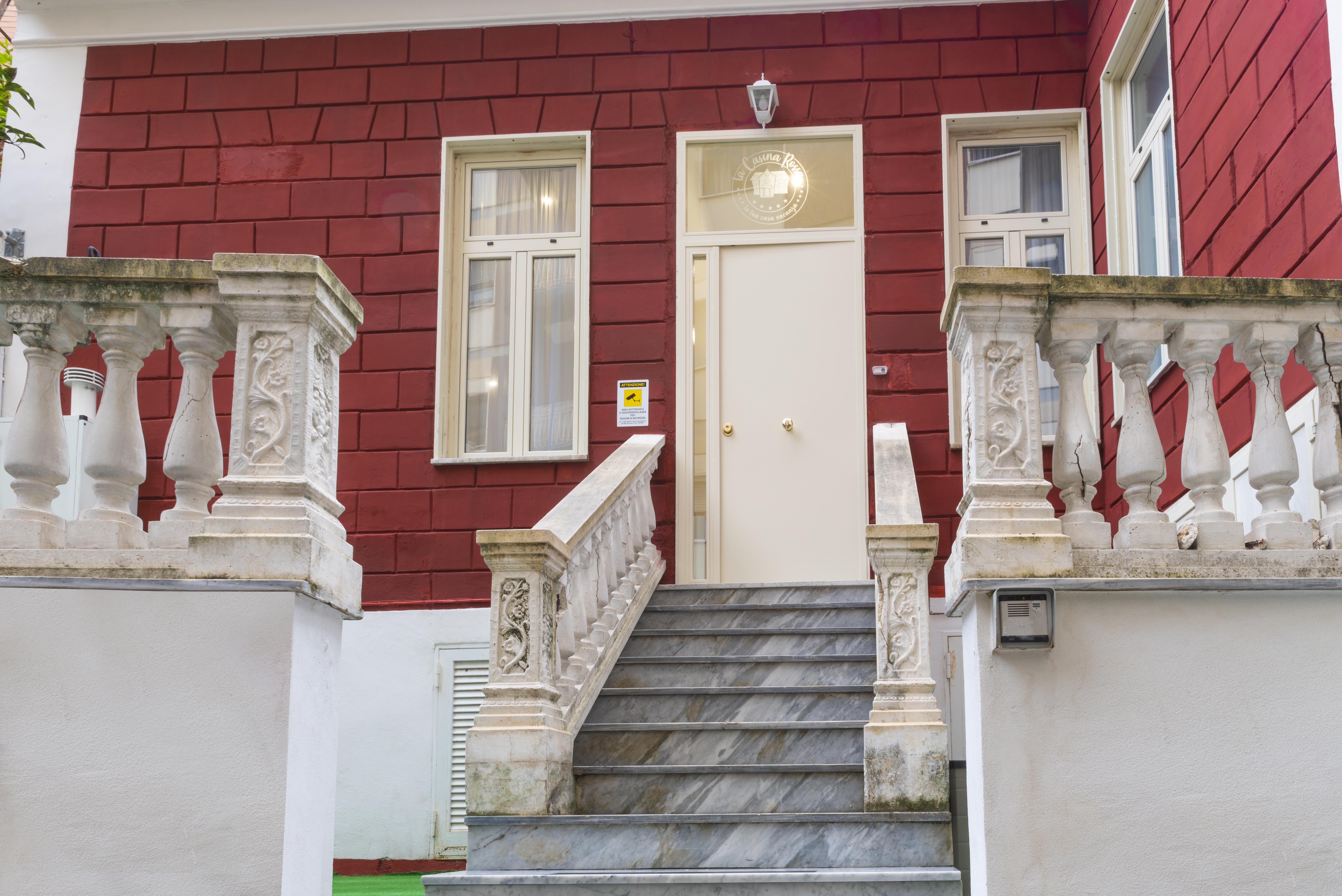 ナポリ La Casina Rossaヴィラ エクステリア 写真